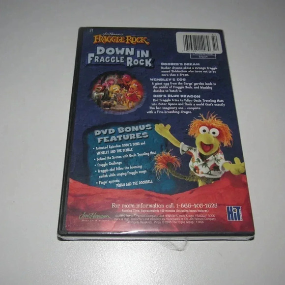 Jim Henson Fraggle Rock (DVD) DOWN IN FRAGGLE ROCK~Muppets Fun~SEALED! - Picture 2 of 3